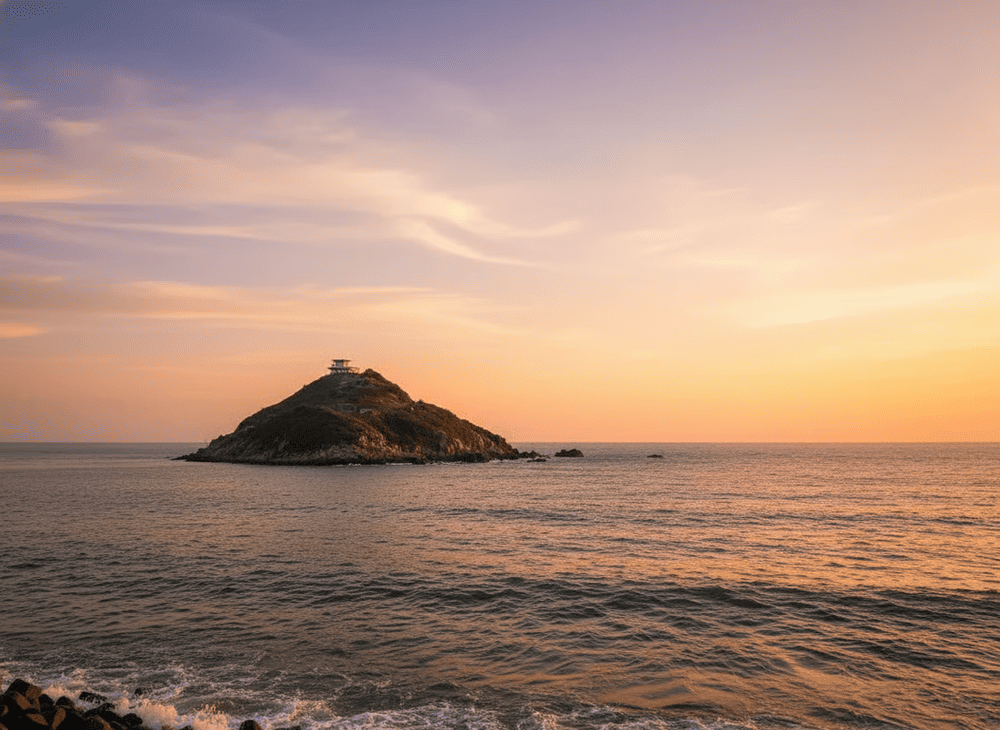 B&atilde;i biển Th&ugrave;y V&acirc;n Vũng T&agrave;u g&acirc;y thương nhớ với khoảnh khắc ho&agrave;ng h&ocirc;n bu&ocirc;ng thơ mộng tr&ecirc;n mặt biển